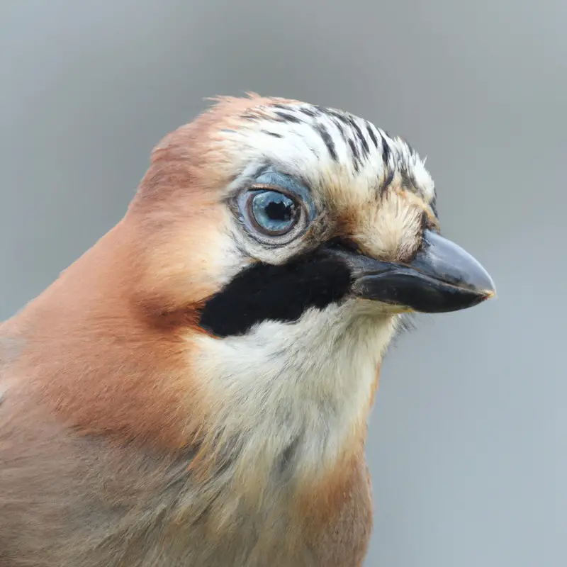 Vogelschar fliegt.