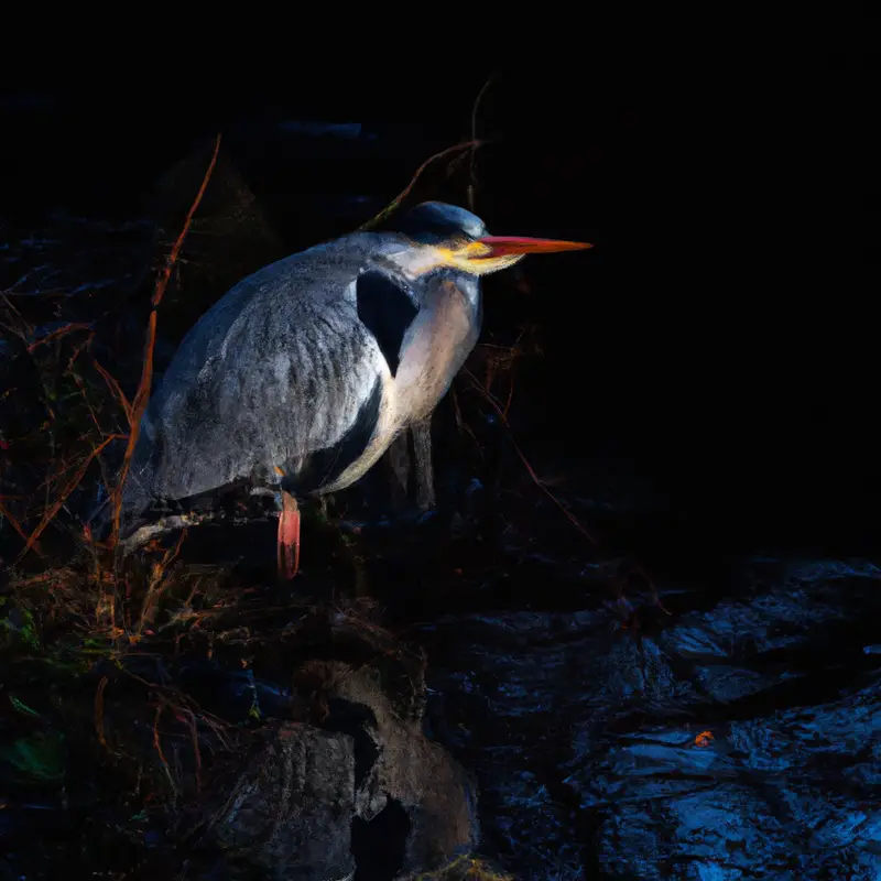 Wasserlebende Vögel.