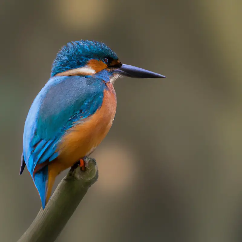 Eisvogel Nestbau.