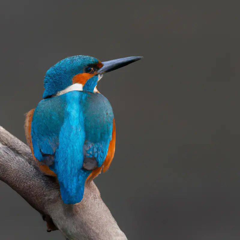 Eisvogel Nestbau.