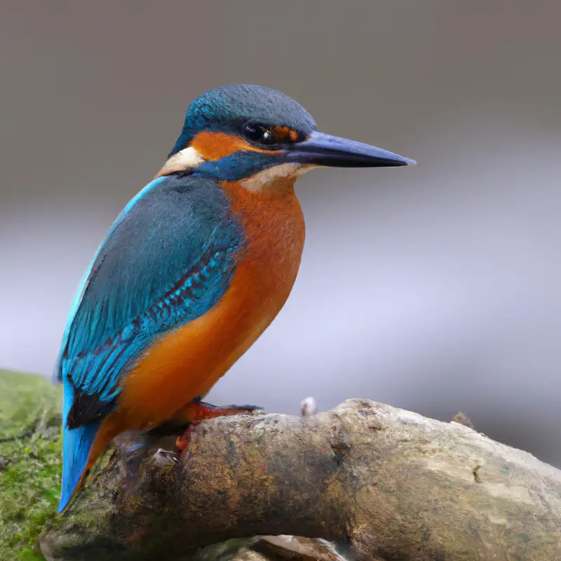 Eisvogel Nisthöhle.