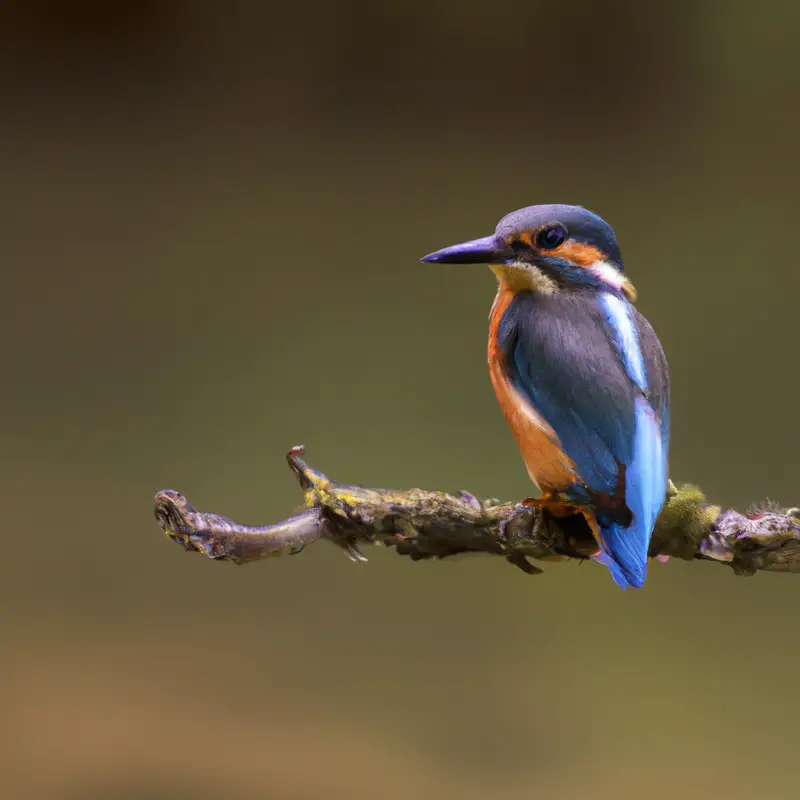 Eisvogel am Bach