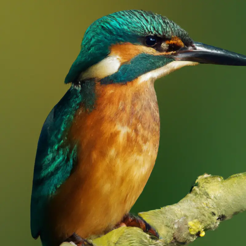 Eisvogel am Fluss.