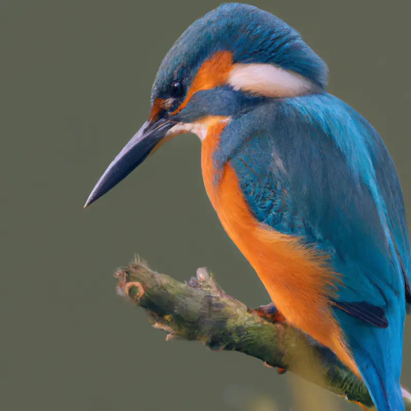 Eisvogel am Fluss