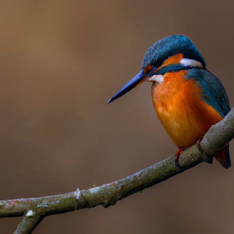 Eisvogel am Fluss.