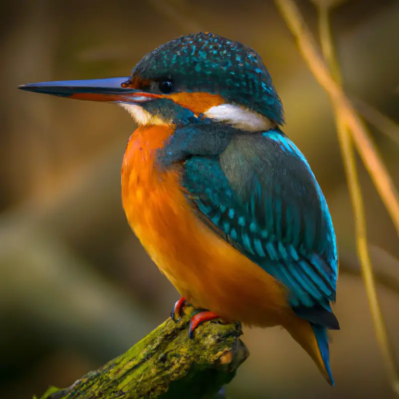 Eisvogel am Fluss