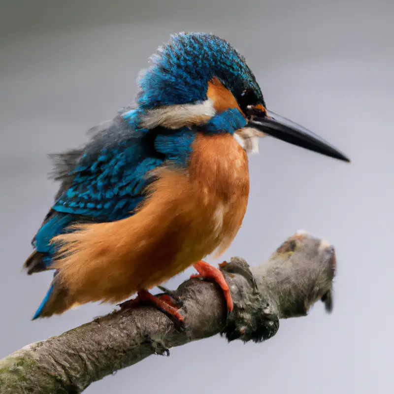 Eisvogel am Fluss