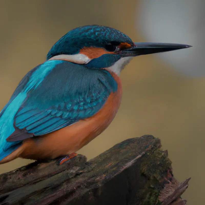 Eisvogel am Fluss