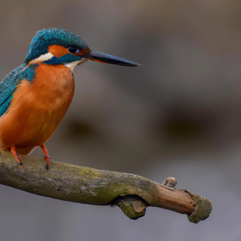 Eisvogel am Fluss