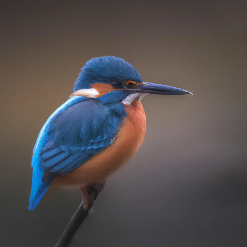 Eisvogel am See