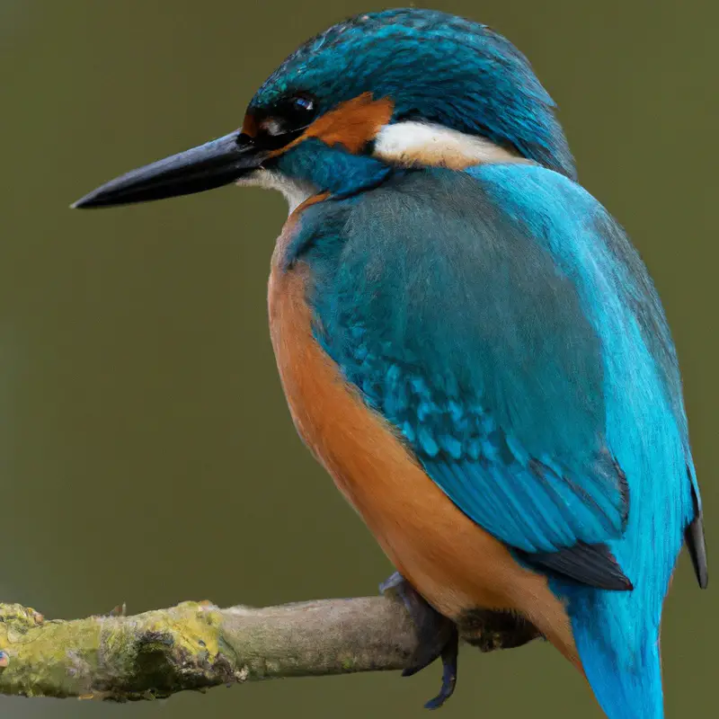 Eisvogel am Wasser.