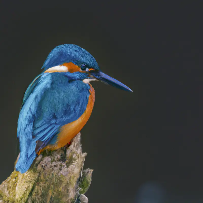 Eisvogel auf Ast