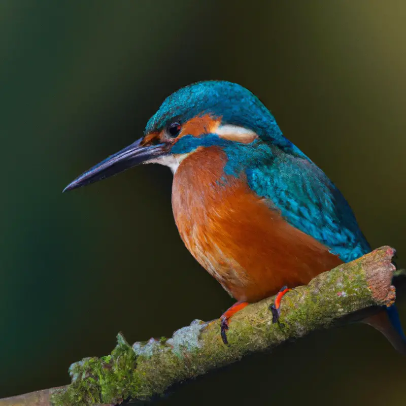 Eisvogel auf Ast