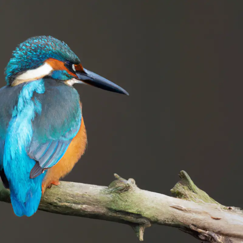 Eisvogel beim Brüten