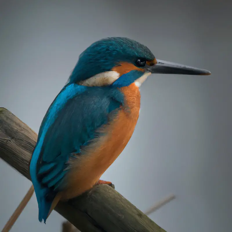 Eisvogel beim Brüten