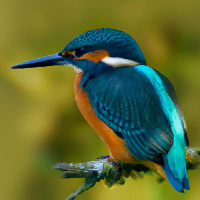 Eisvogel beim Fangen