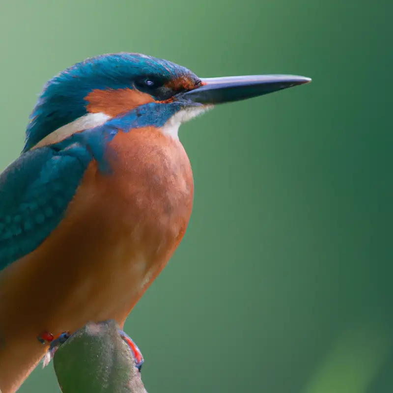 Eisvogel beim Fischen