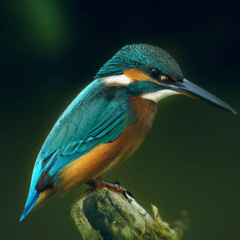 Eisvogel beim Fischfang