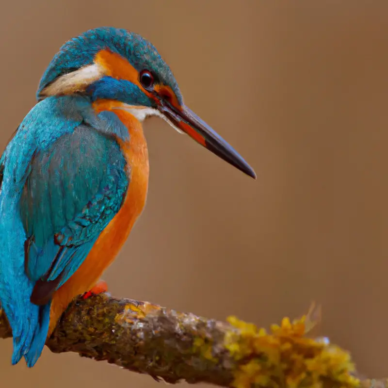 Eisvogel beim Fischfang