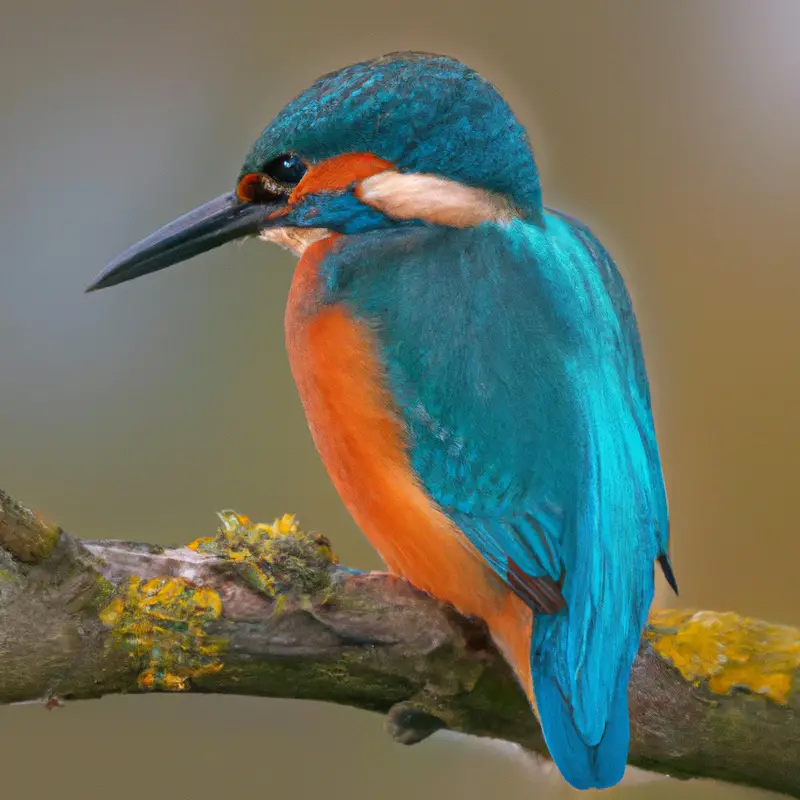 Eisvogel beim Fischfang