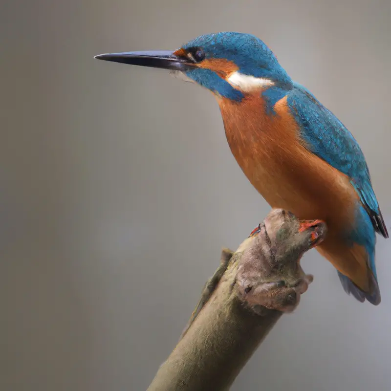 Eisvogel beim Jagen