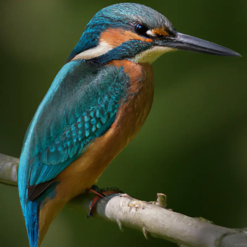 Eisvogel beim Tauchen.