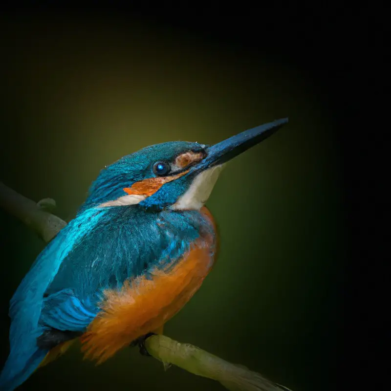 Eisvogel beim Tauchen