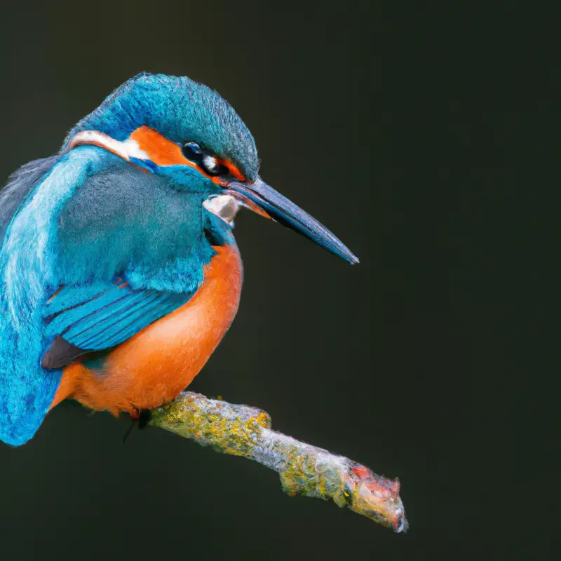 Eisvogel beim Tauchen