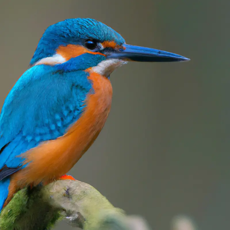 Eisvogel beim Tauchen.