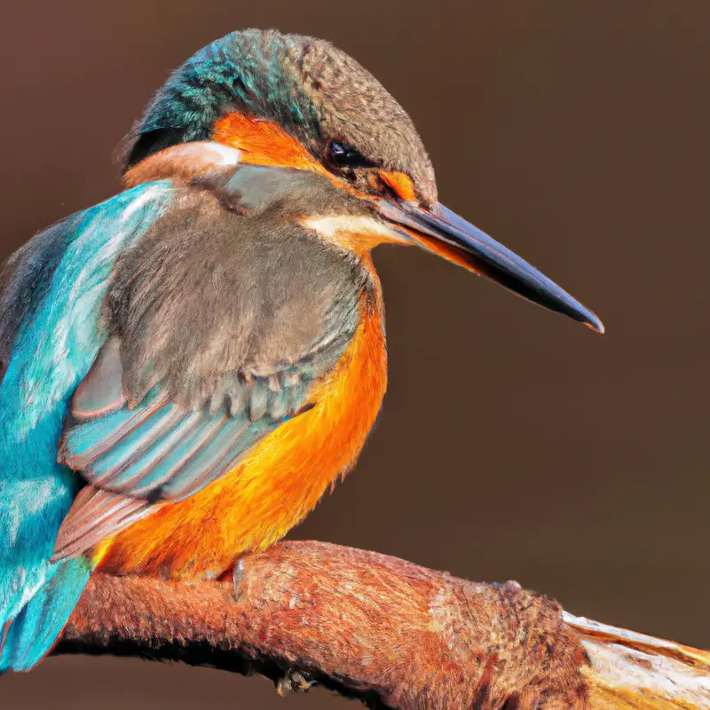 Eisvogel beobachten.