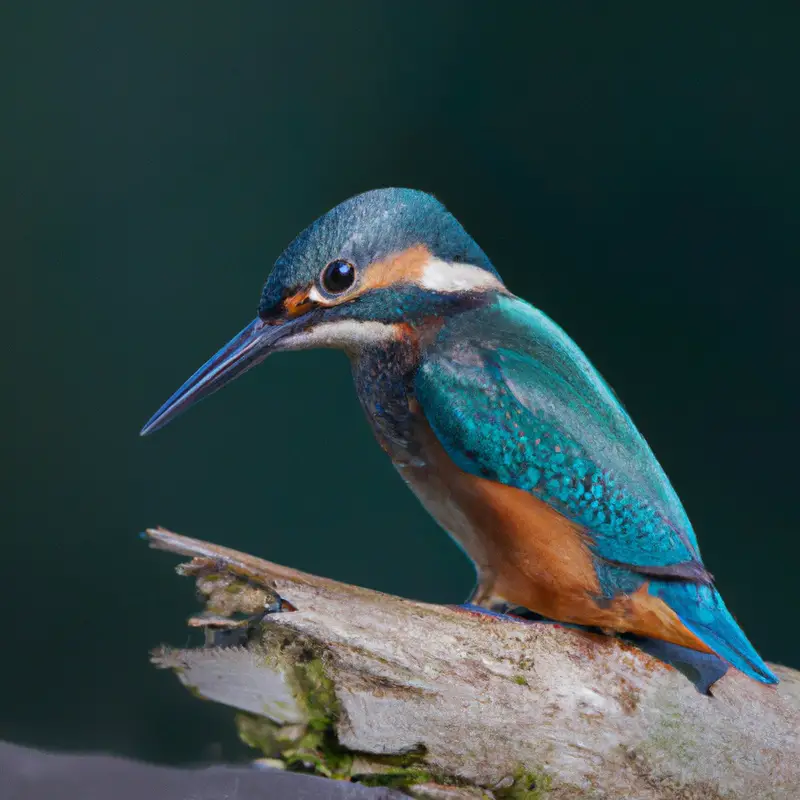 Eisvogel fängt Fische.