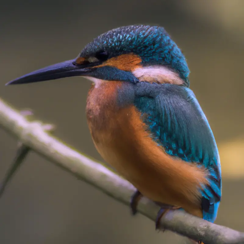 Eisvogel fängt Insekten