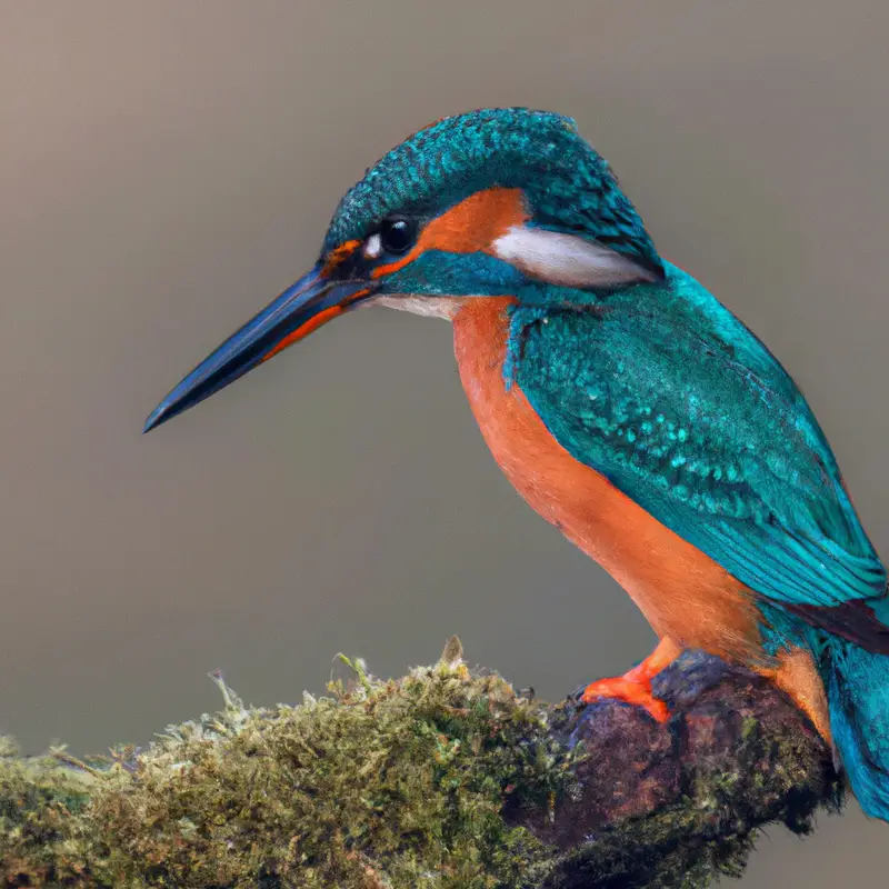 Eisvogel fliegend.