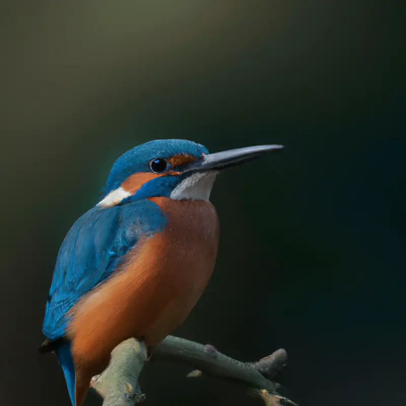 Eisvogel fliegt