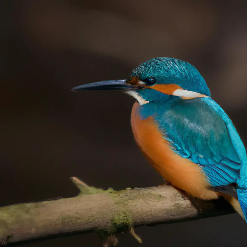 Eisvogel fliegt.