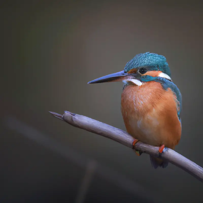 Eisvogel fliegt.