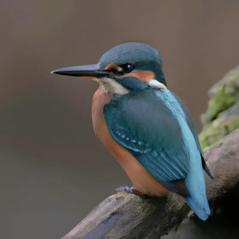 Eisvogel fliegt.