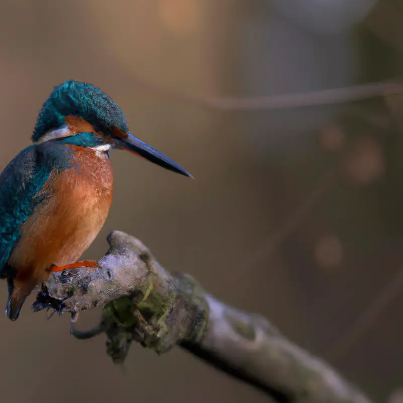 Eisvogel fliegt.