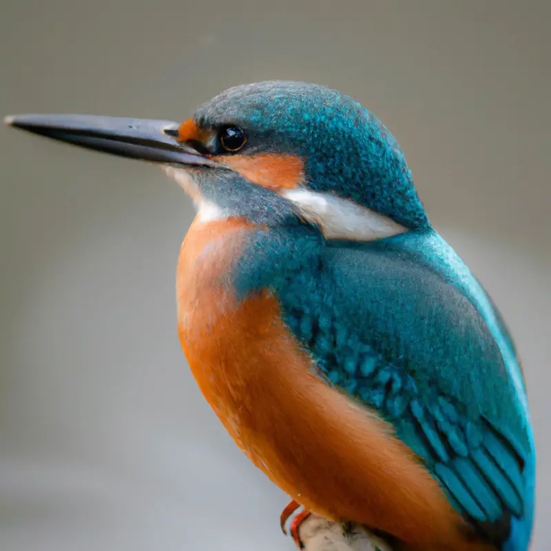 Eisvogel fliegt.