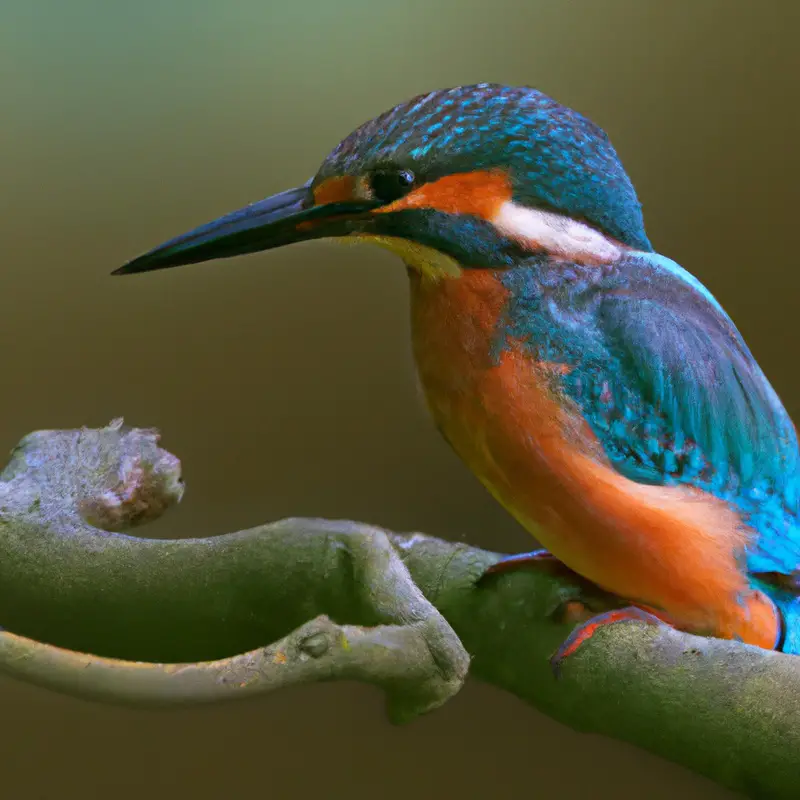 Eisvogel fliegt