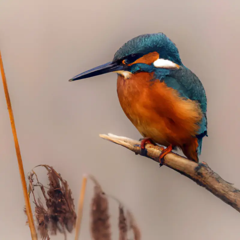 Eisvogel fliegt