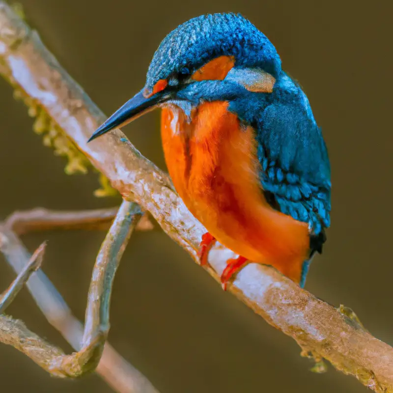 Eisvogel fliegt