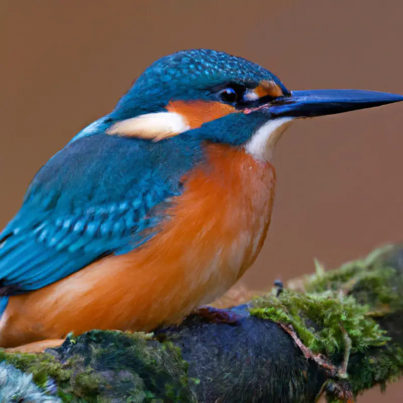 Eisvogel fliegt schnell.