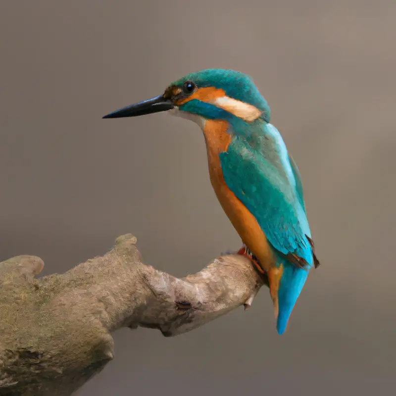 Eisvogel fliegt über Wasser