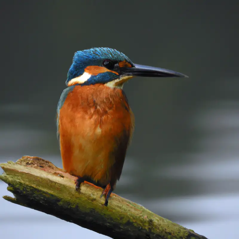 Eisvogel im Flug