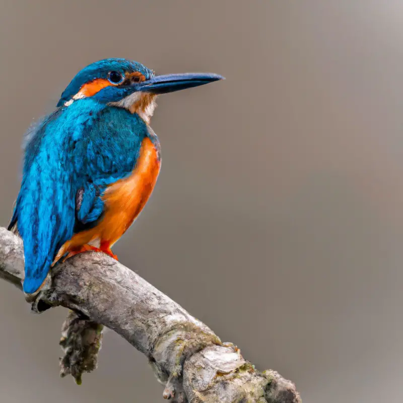 Eisvogel im Flug.