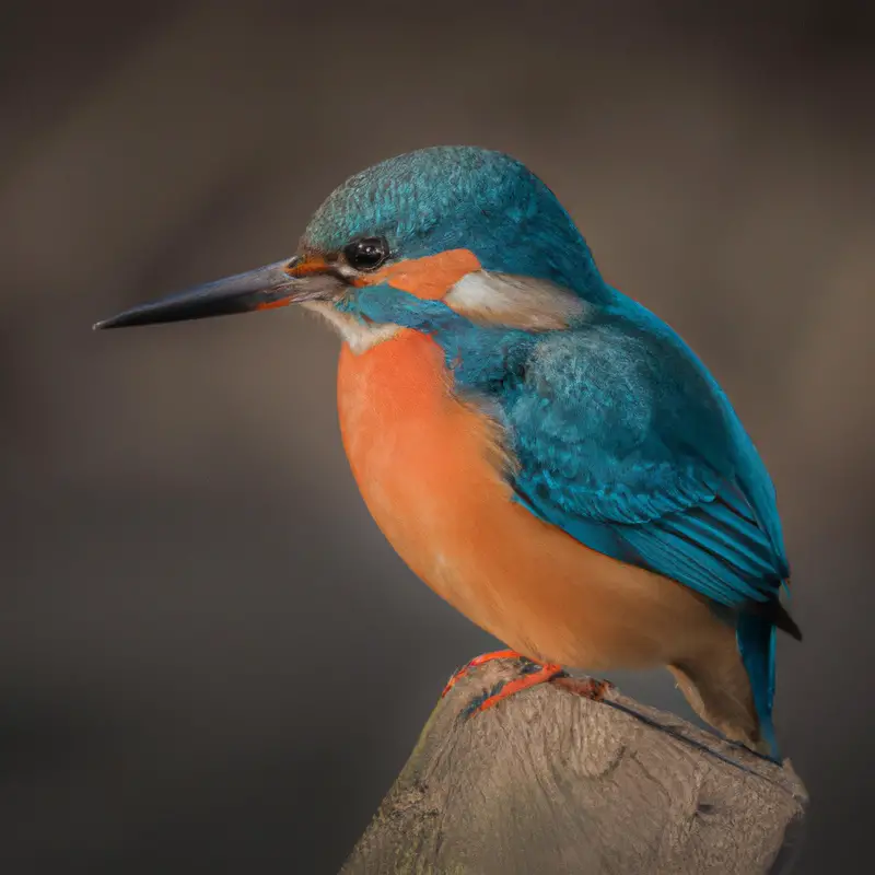 Eisvogel im Flug.