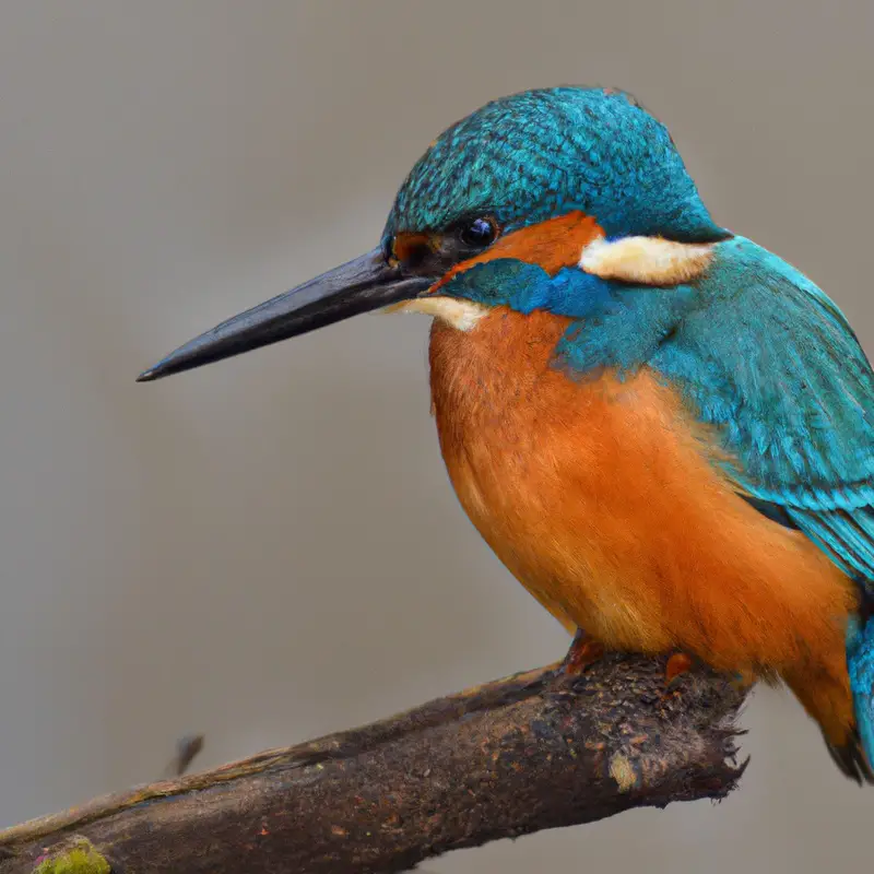 Eisvogel im Flug.