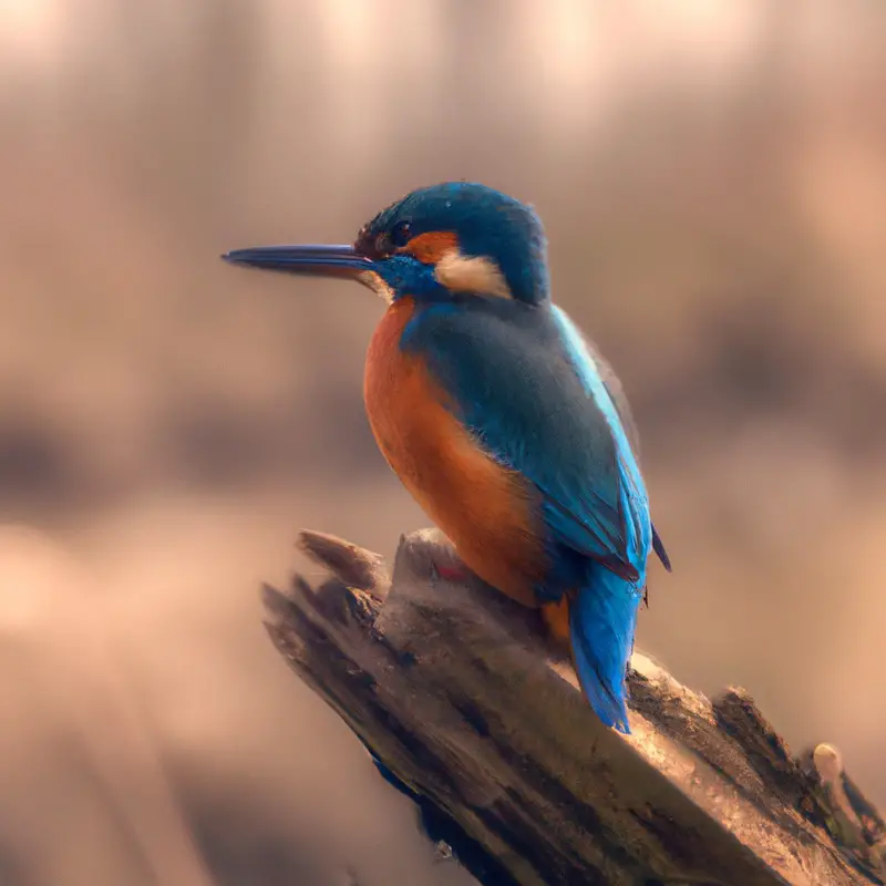 Eisvogel im Flug