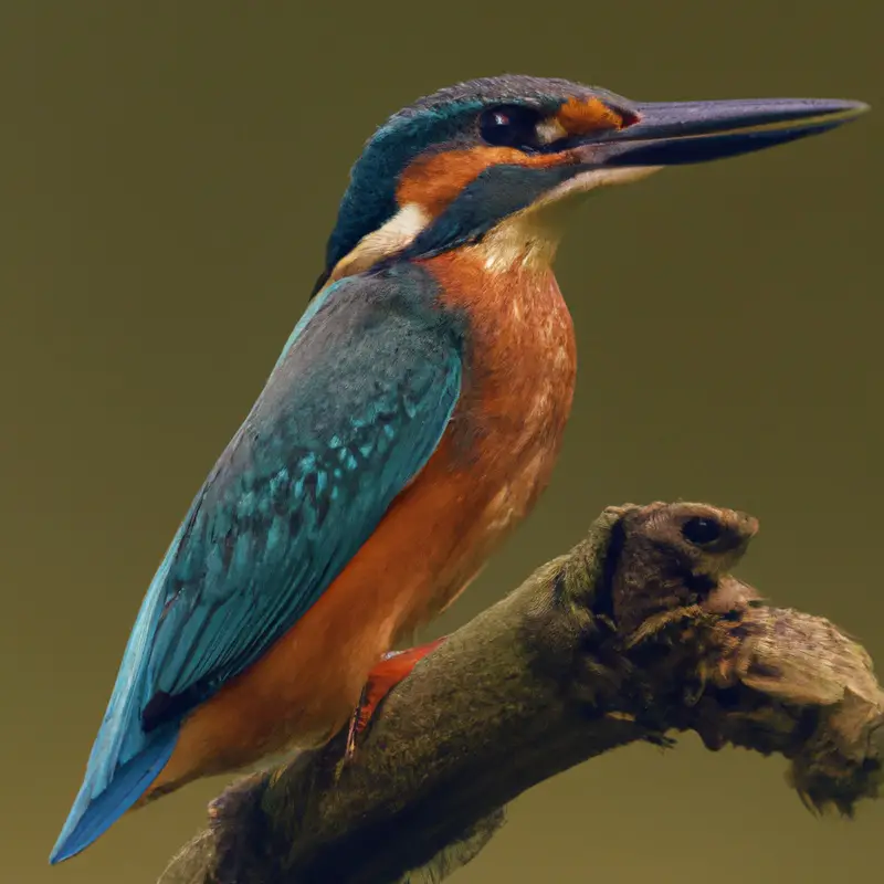 Eisvogel im Flug